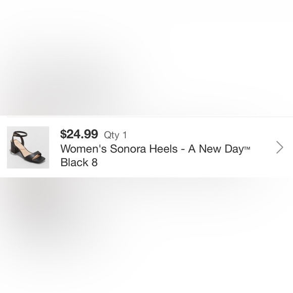 Sonora a new day black heels. - Picture 4 of 5